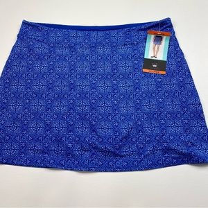 NEW Tranquility Blue Athletic Skirt Size XXL